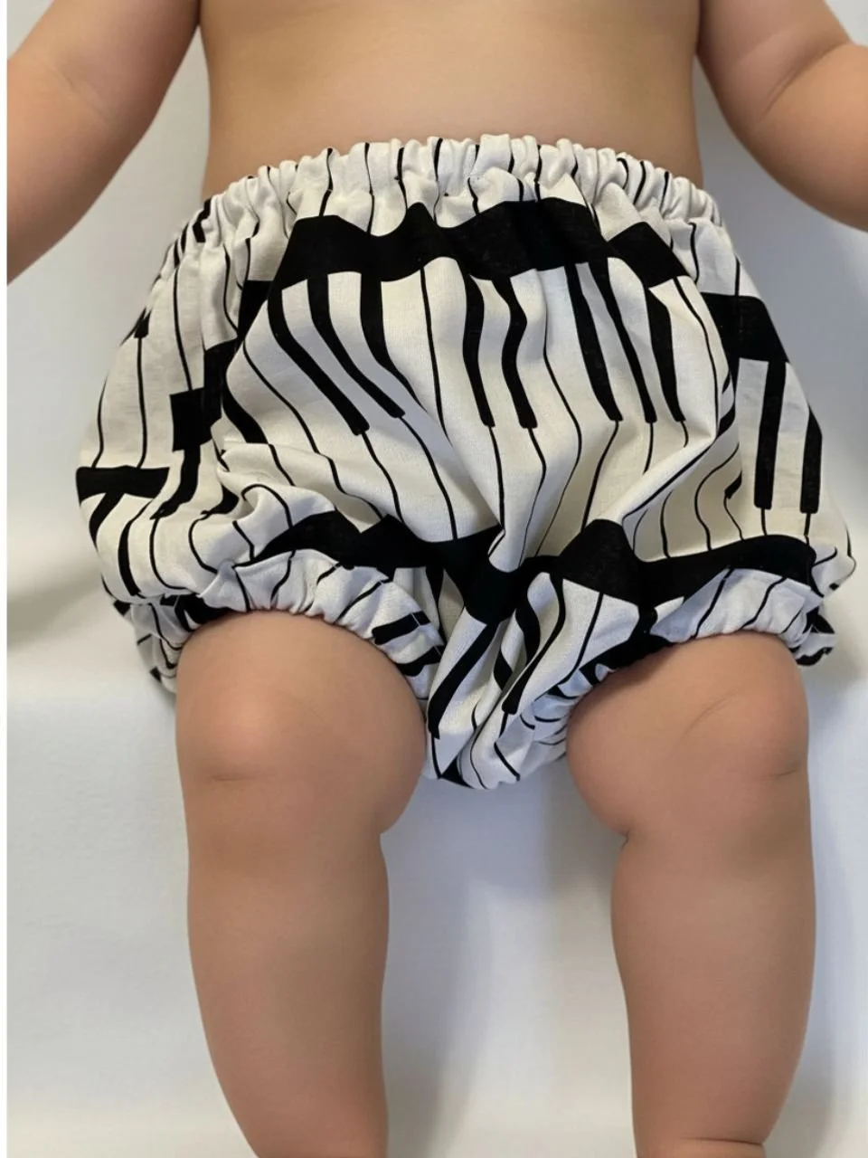 Musical Piano Keys Nappy Cover - 12 months