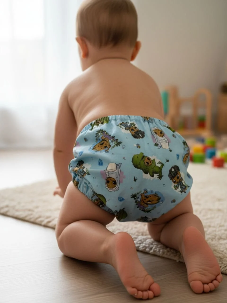 Tree Person Nappy Cover - 18 months
