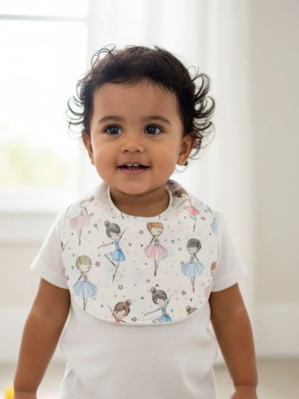 Ballerina Baby Bib - 12-18 months