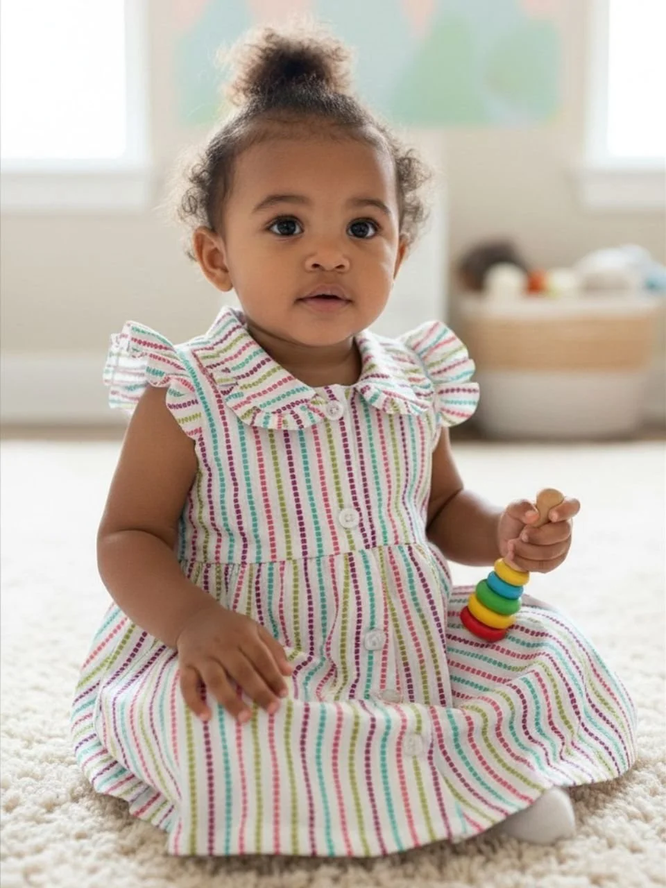 Stripe & Spot Rigoletta Dress - 6-9 months