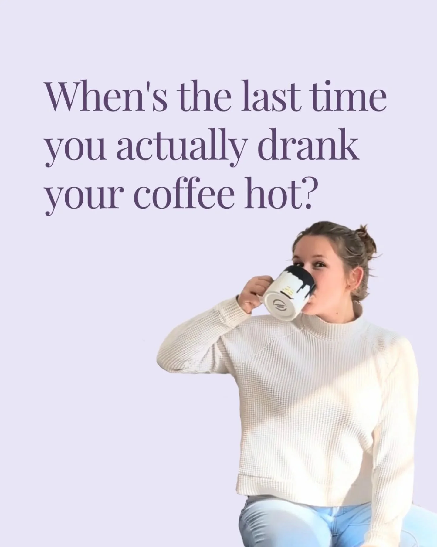 When&rsquo;s the last time you actually drank your coffee hot? ☕️

If you&rsquo;re wondering how I pull it off with two toddlers running wild, here&rsquo;s the honest secret&hellip;

Sleep, scheduling, and silliness.
The rhythm that keeps my home gro