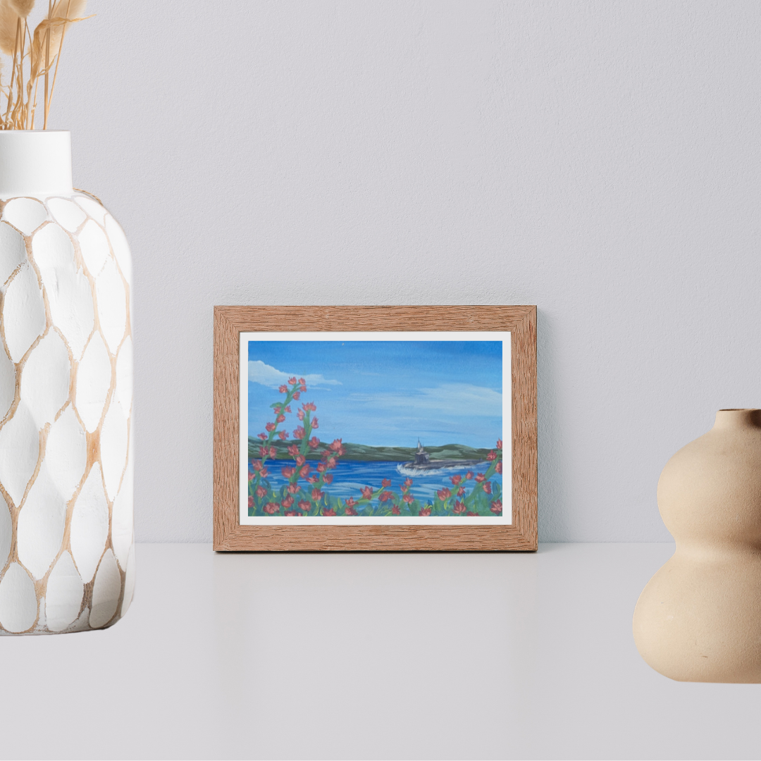 "Salty Bougainvillea" Original