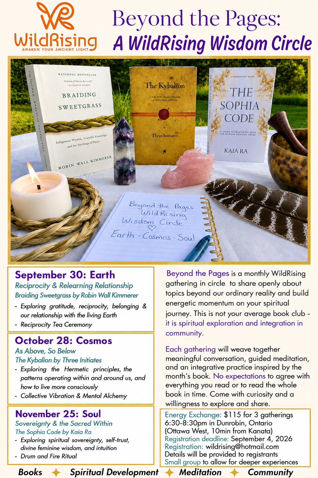 Beyond the Pages: A WildRising Wisdom Circle