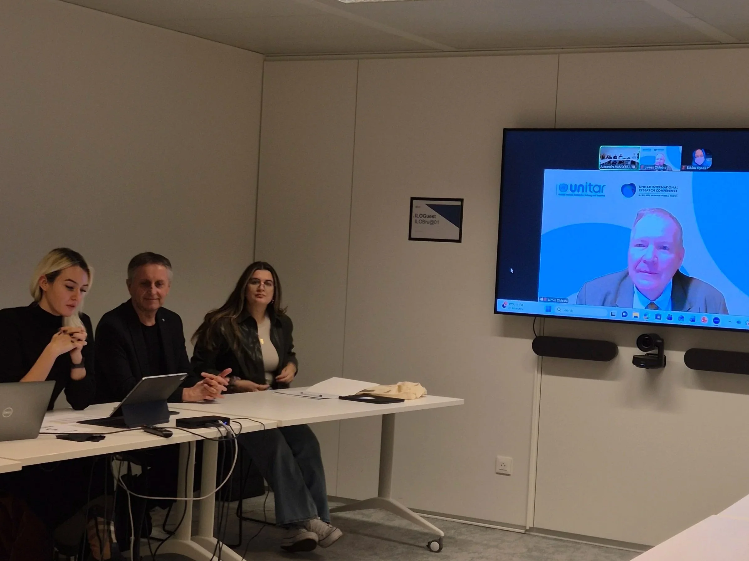 Gloria Shkurti Özdemir Participated in the 3rd UNITAR International Research Conference (3UIRC) in Brussels