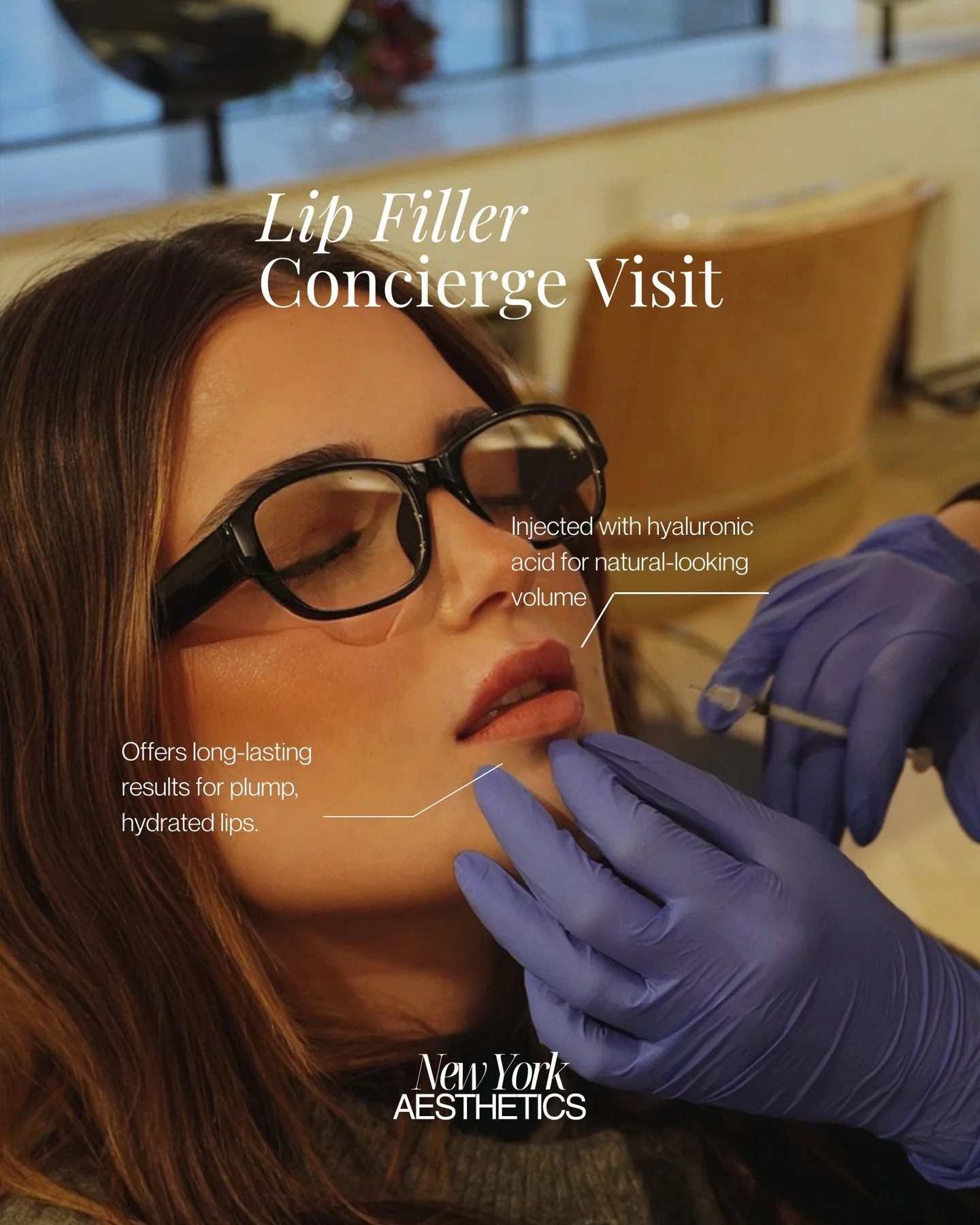 Book on your lunch break. Get injected after work. We come to you. Natural lip volume that reads as you, just better&mdash;hyaluronic acid for that hydrated, plump finish. Professional results without leaving home.

📍 Riverdale, NY | NY Concierge av