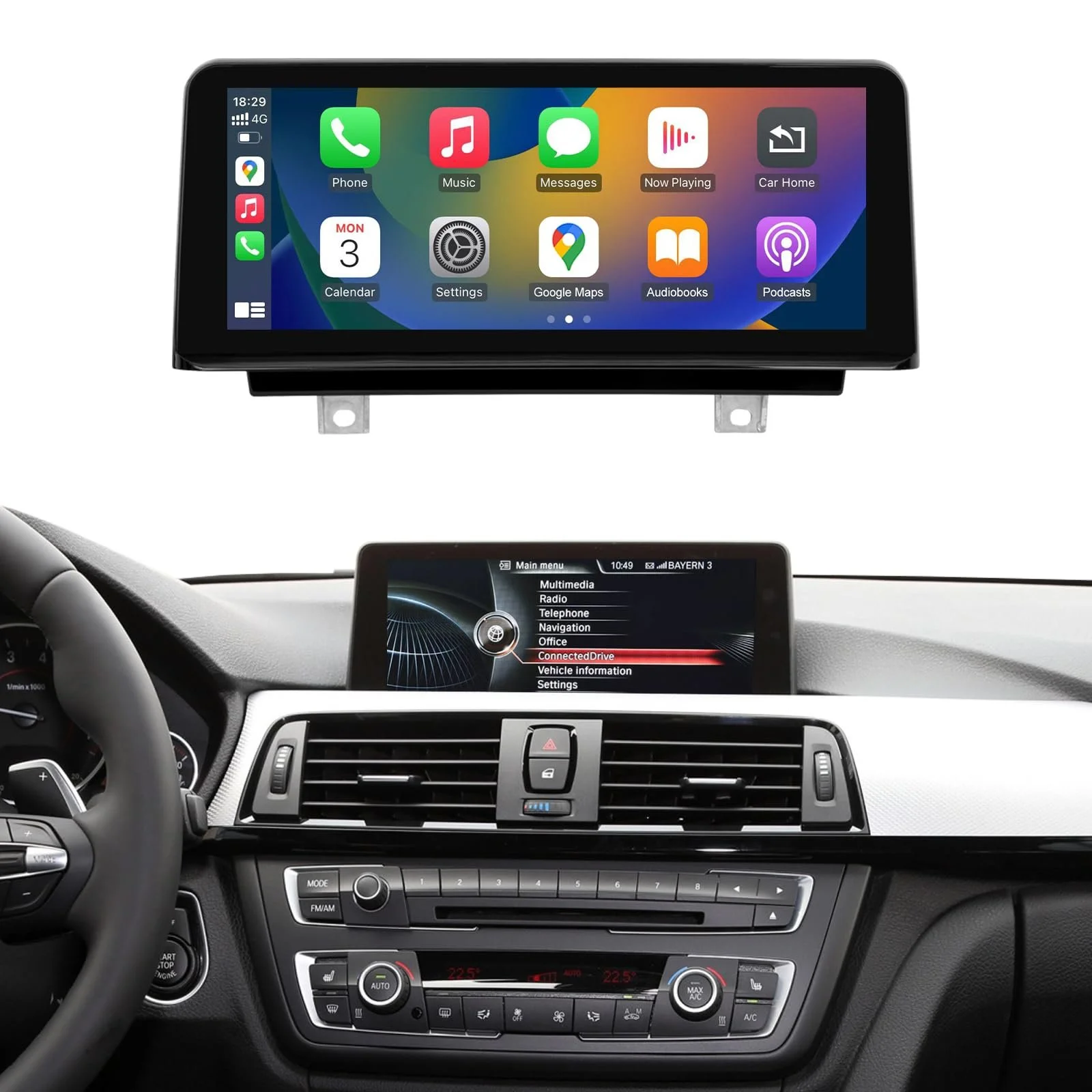 BMW 1,2, 3, & 4 Series Wireless Carplay Screen