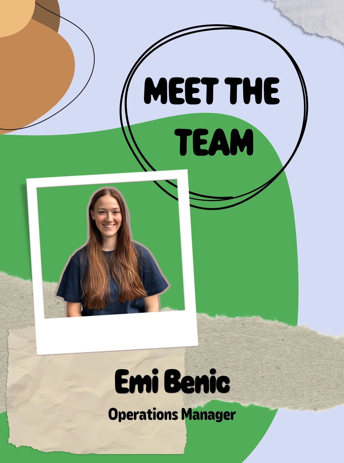 Meet the Team!

Emi &ndash; Operations Manager

Emi is passionate about environmental sustainability. She enjoys being in nature and is known for her incredible baking 🍰. Emi brings a vibrant energy to the team.

We're so glad Emi is part of FoodFil