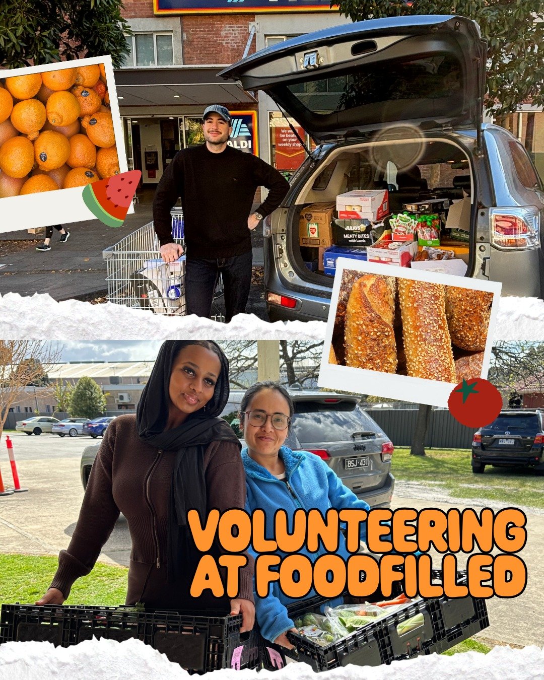 Meet the people behind the impact 🤍

From first-time shifts to regular runs, each story is a reminder that small actions can make a real difference.

In just one hour, you can help rescue food, support your community, and see the impact firsthand.

