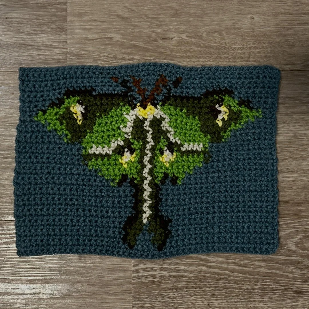 Lunar Moth Tapestry