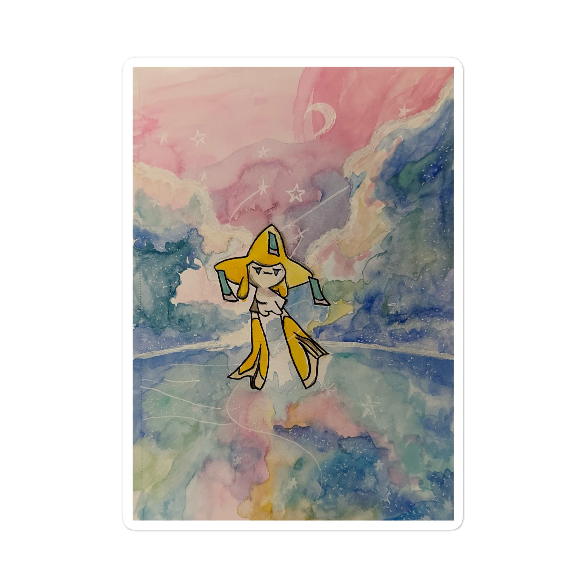 Jirachi Water Color Stickers