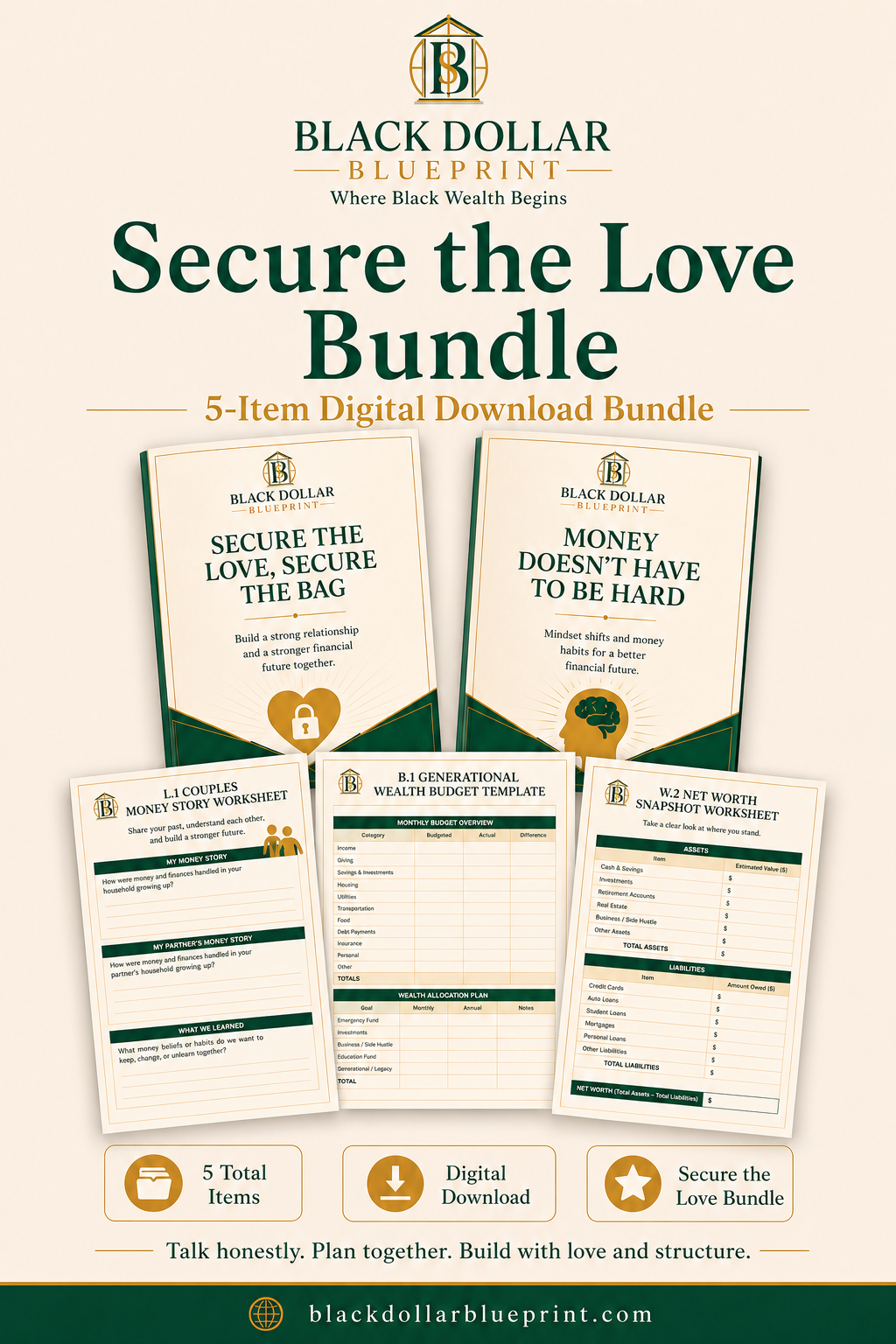 The Black Dollar Blueprint™ Secure the Love Bundle