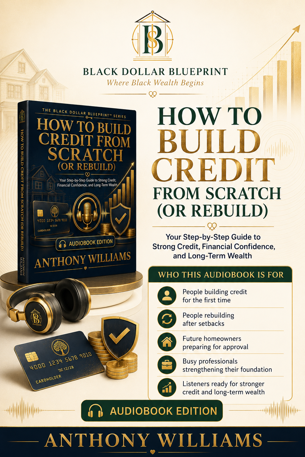 How to Build Credit From Scratch or Rebuild - Audiobook