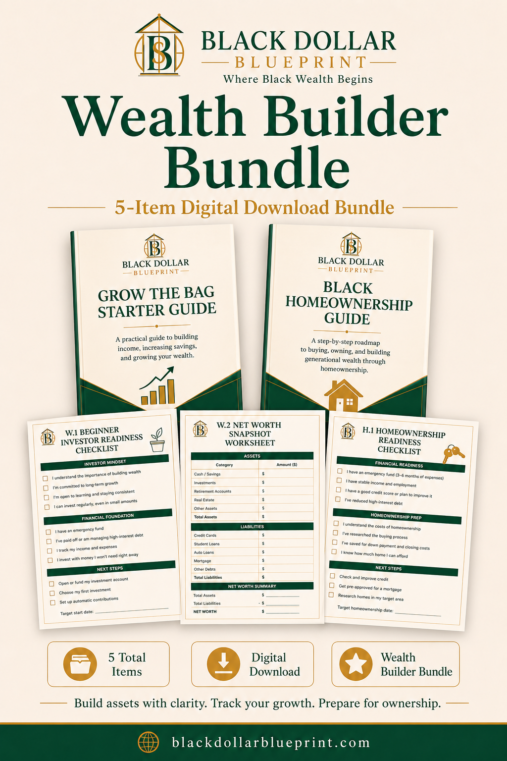 The Black Dollar Blueprint™ Wealth Builder Bundle