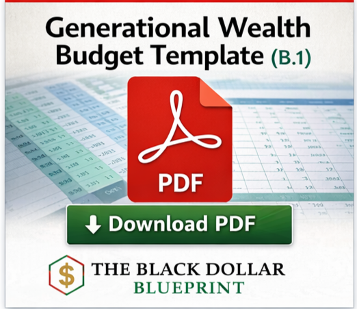 Generational Wealth Budget Template (B.1) – PDF
