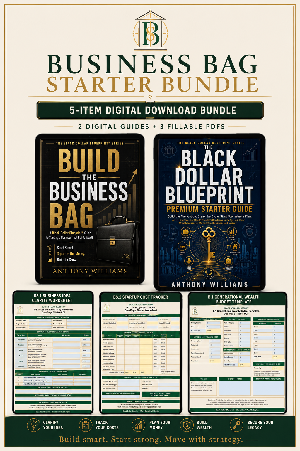 The Black Dollar Blueprint™ Business Bag Starter Bundle