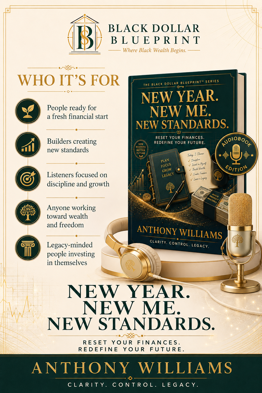 New Year. New Me. New Standards. - Audiobook