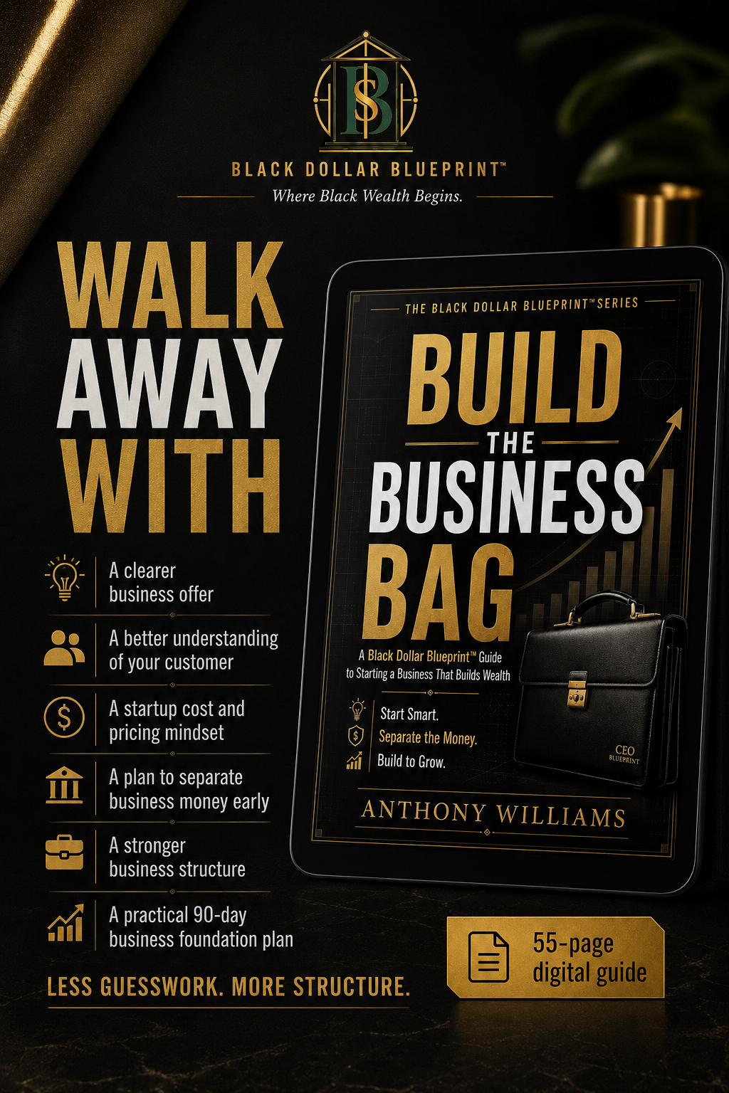 Build The Business Bag:  Guide to Starting a Business That Builds Wealth - Digital Guide 3