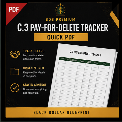 C.3 Pay-for-Delete Tracker (Quick PDF) – BDB Premium