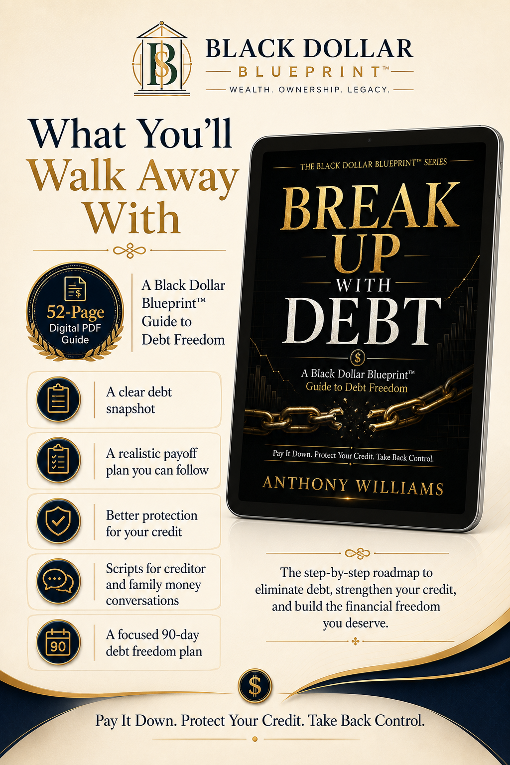 Break Up With Debt: A Black Dollar Blueprint: Guide to Debt Freedom - Digital Guide 3