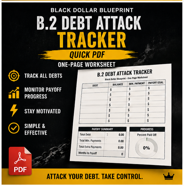 Debt Attack Tracker (Worksheet B.2) – PDF