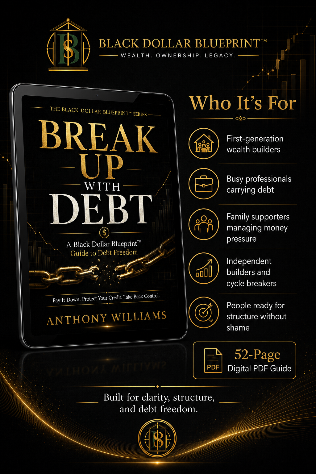 Break Up With Debt: A Black Dollar Blueprint: Guide to Debt Freedom - Digital Guide 2