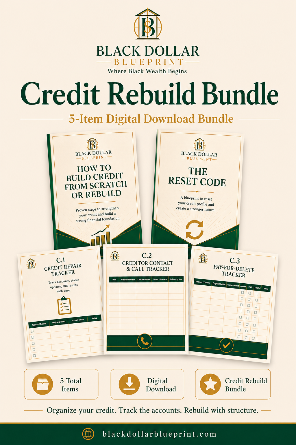 The Black Dollar Blueprint™ Credit Rebuild Bundle