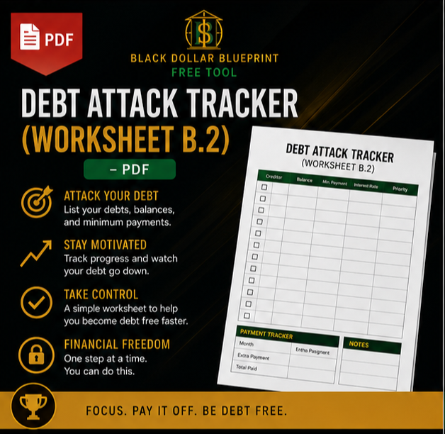 Debt Attack Tracker (Worksheet B.2) – PDF