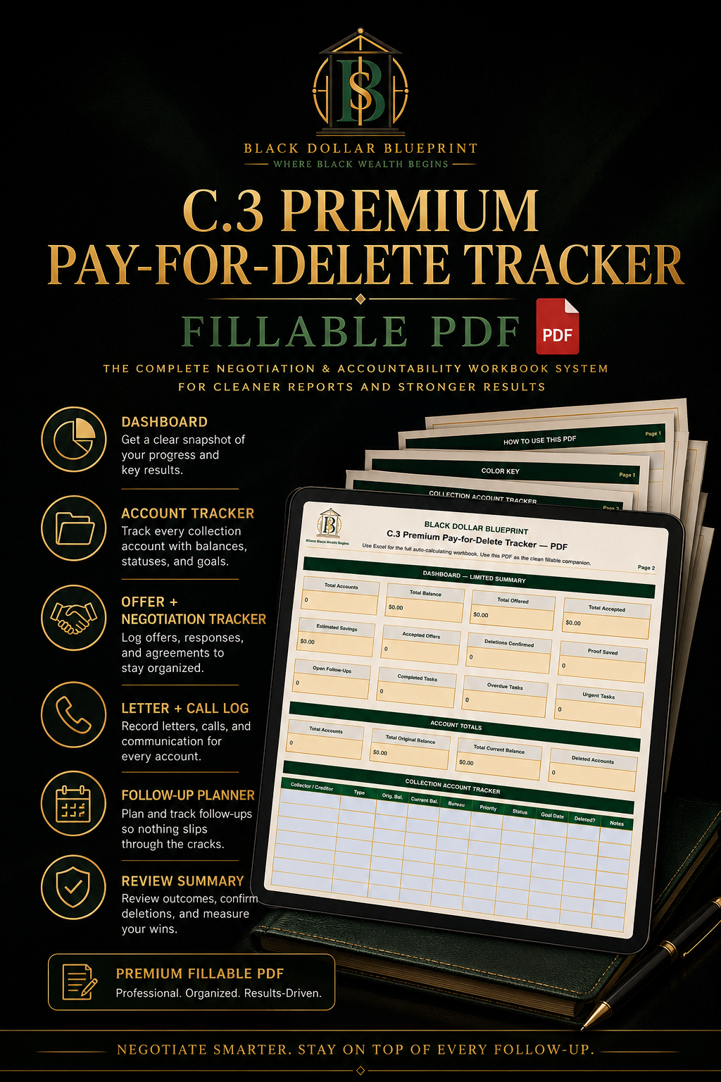 C.3 Premium Pay-for-Delete Tracker — Advanced Excel Workbook