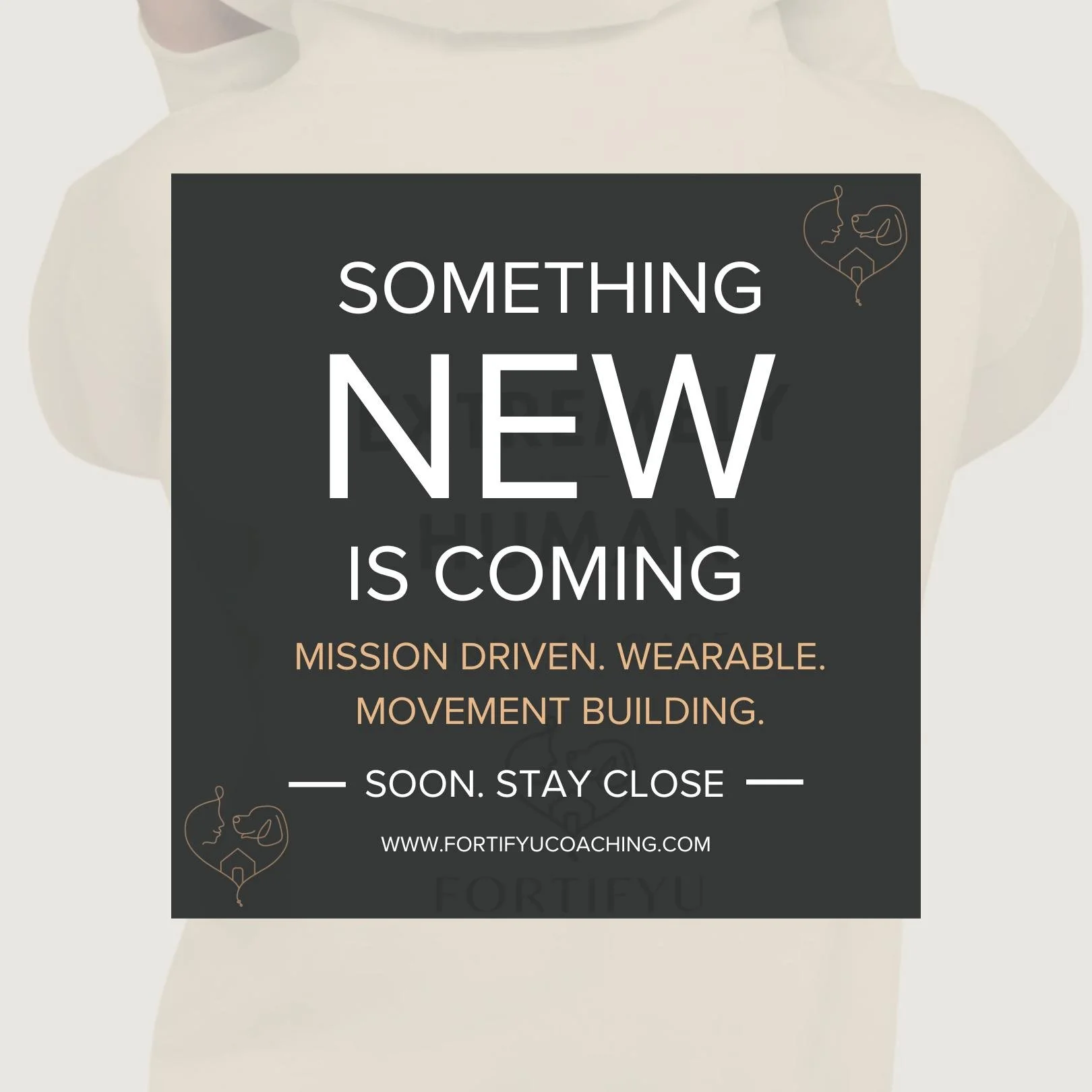 Something's coming.

For two years, I've been researching moral injury in animal care.
Studying the 84% of you experiencing it.
Understanding what breaks us...and what could fortify us.

And I've been BUILDING something.

This week, Fortifyu launches