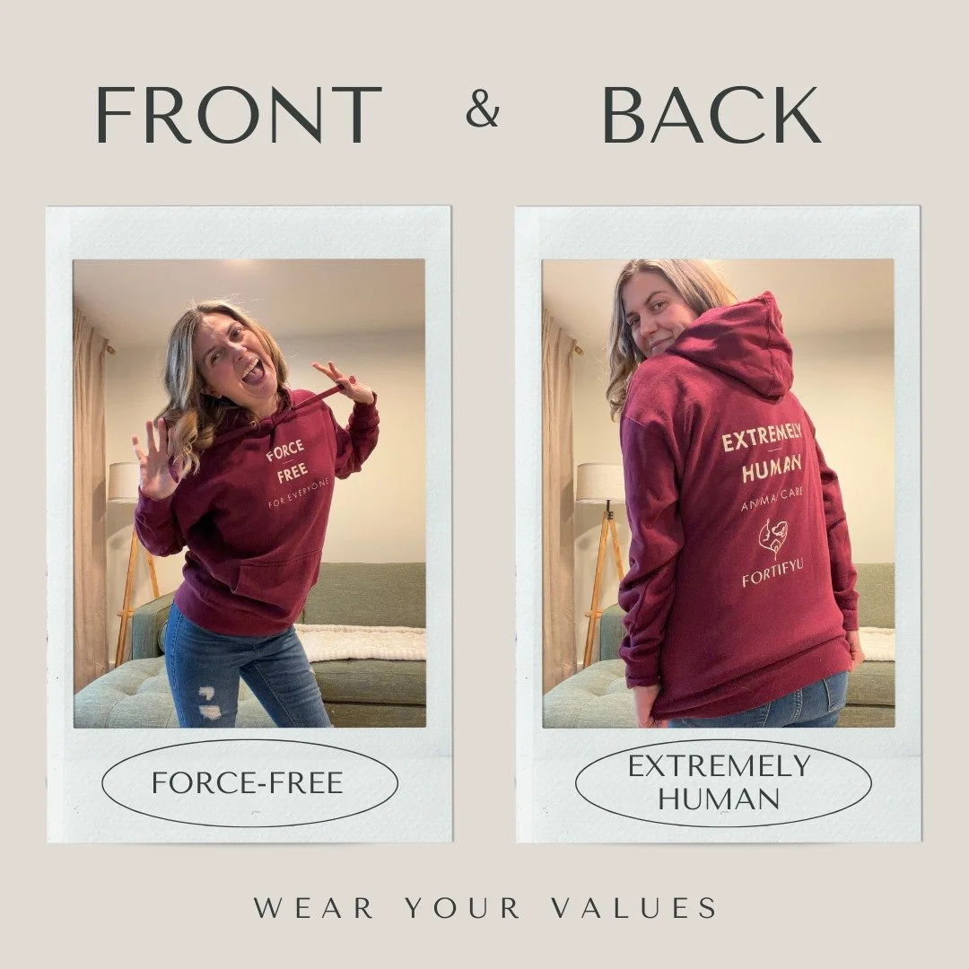 Behind every design is a story. 

Beginning with Fortifyu's foundational frameworks. 

Extremely Human Animal Care. Because we don't come to this work apart from our values or our identities. We bring all of ourselves to every shift, to every animal,