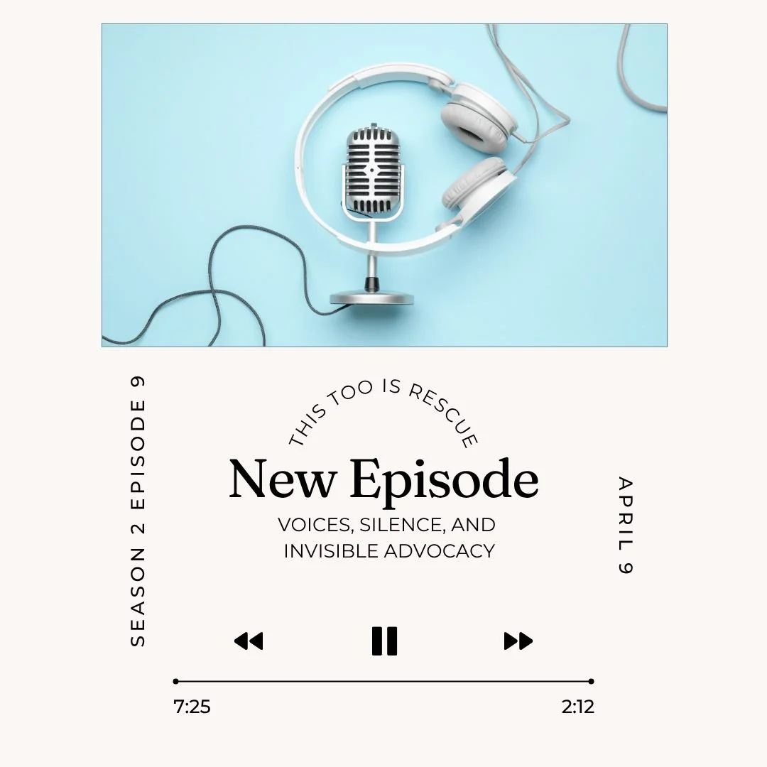 New episode of this Too Is Rescue, now live!

#voice #advocacy #animalcare #extremelyhumananimalcare #fortifyu #thistooisrescue