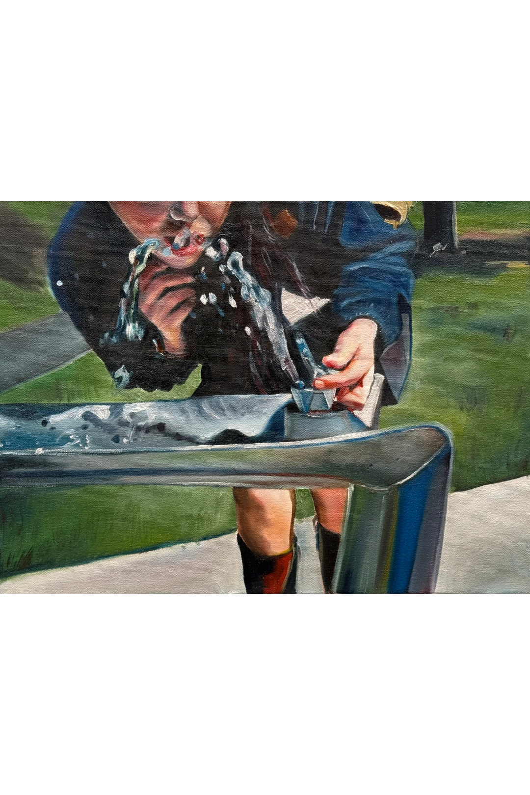 Millie Hopton, Water Fountain - Fine Art Print