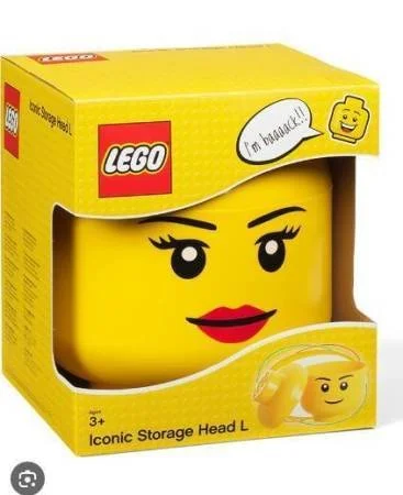 LEGO STORAGE HEAD LARGE GIRL