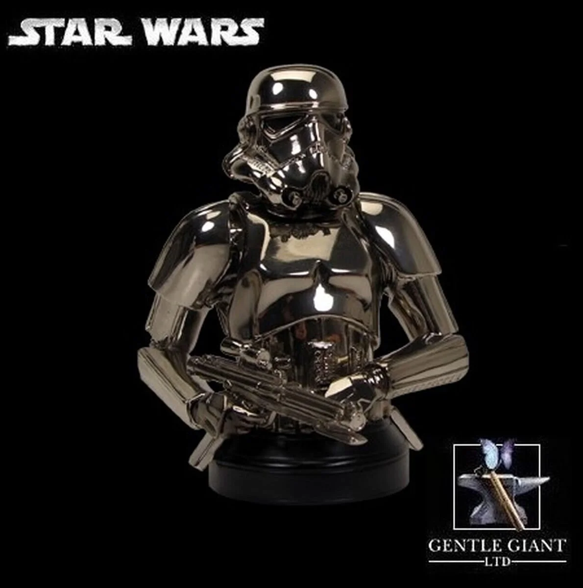 STAR WARS GENTLE GIANT CHROME STORMTROOPER