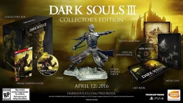 DARK SOULS 3 collectors edition statue
