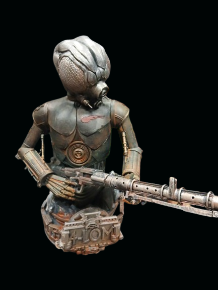 STAR WARS 4LOM CUSTOM BUST