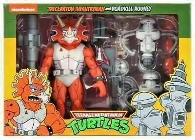 NECA TMNT Triceraton and Roadkill