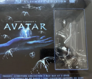 Avatar Ultimate Collectors set BLURAY box with statue RARE