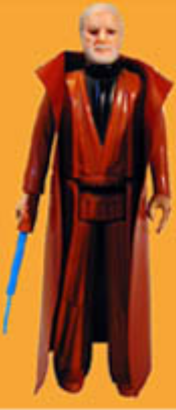 STAR WARS VINTAGE BEN KENOBI white hair