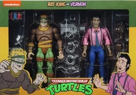 NECA TMNT 2-Pack Rat King & Vernon