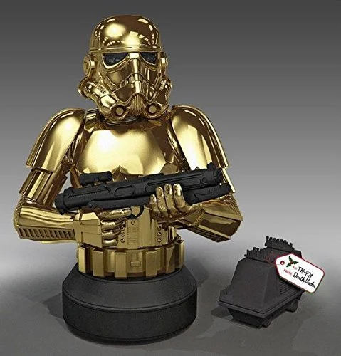 STAR WARS GENTLE GIANT GOLD STORMTROOPER