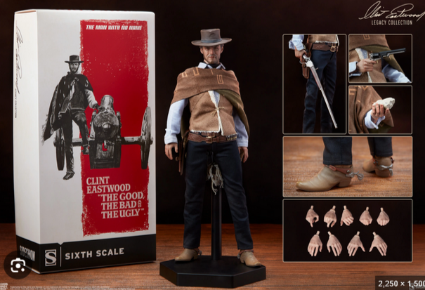 HOT TOYS Clint Eastwood THE MAN WITH NO NAME