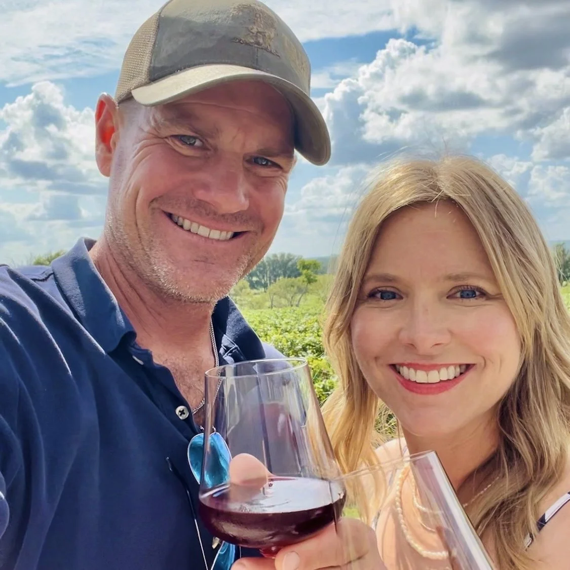 Thompsons in the vineyard