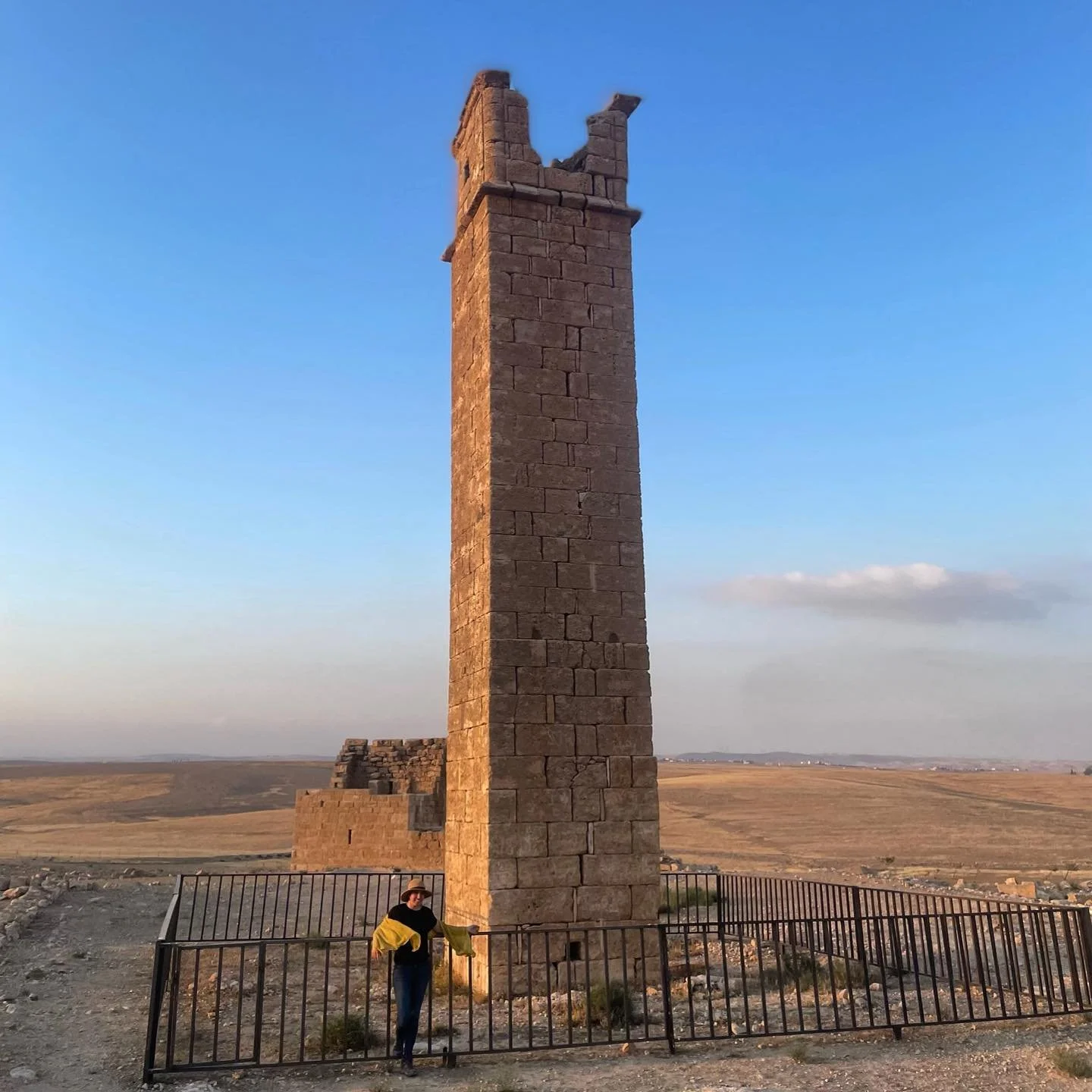 This is no ordinary tower. This is the last Stylite tower in existence in the Middle East, where there were many 1500 years ago. Stylite monks, sometimes called &lsquo;pillar saints&rsquo;, were ascetic Christians of the early Middle Ages (in this ca
