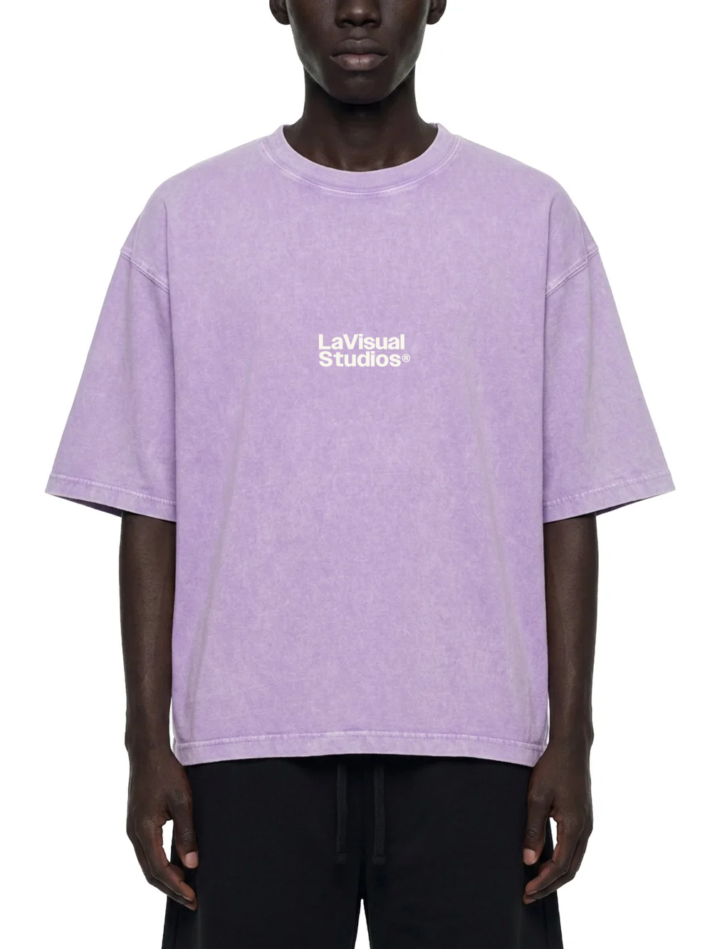 Mineral Wash Boxy Cotton T-Shirt