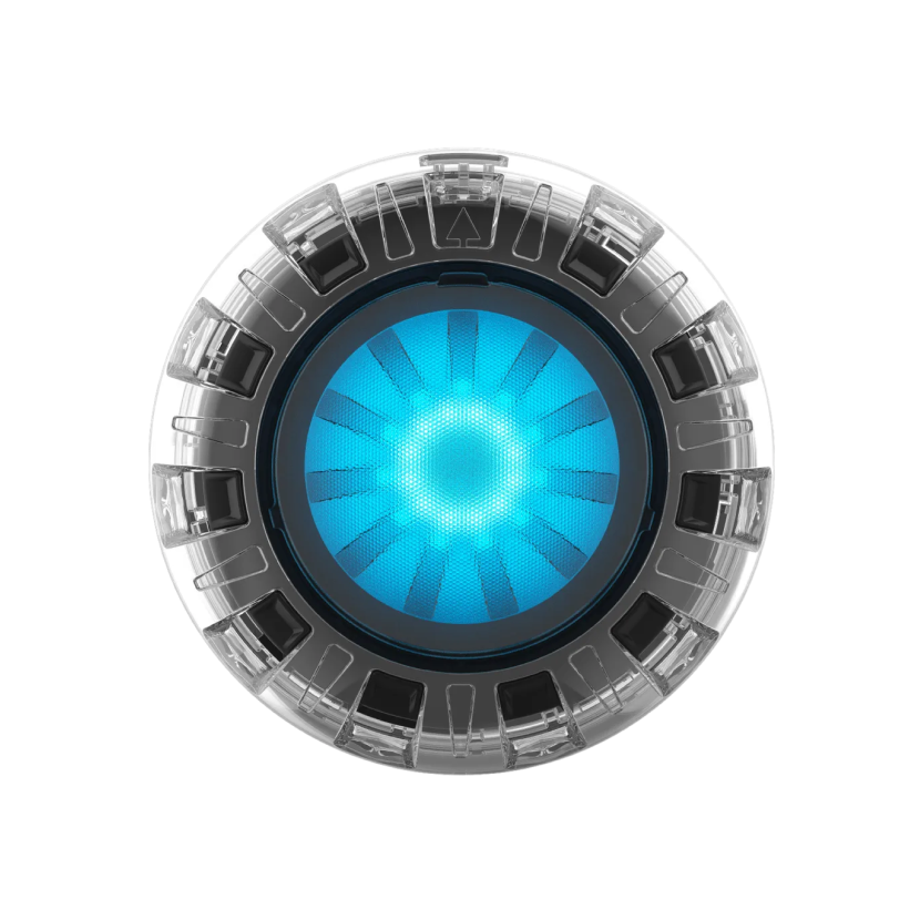 An image of the Spa Electrics Retro Fit N1 replacement pool light, showing the front of the fitting.