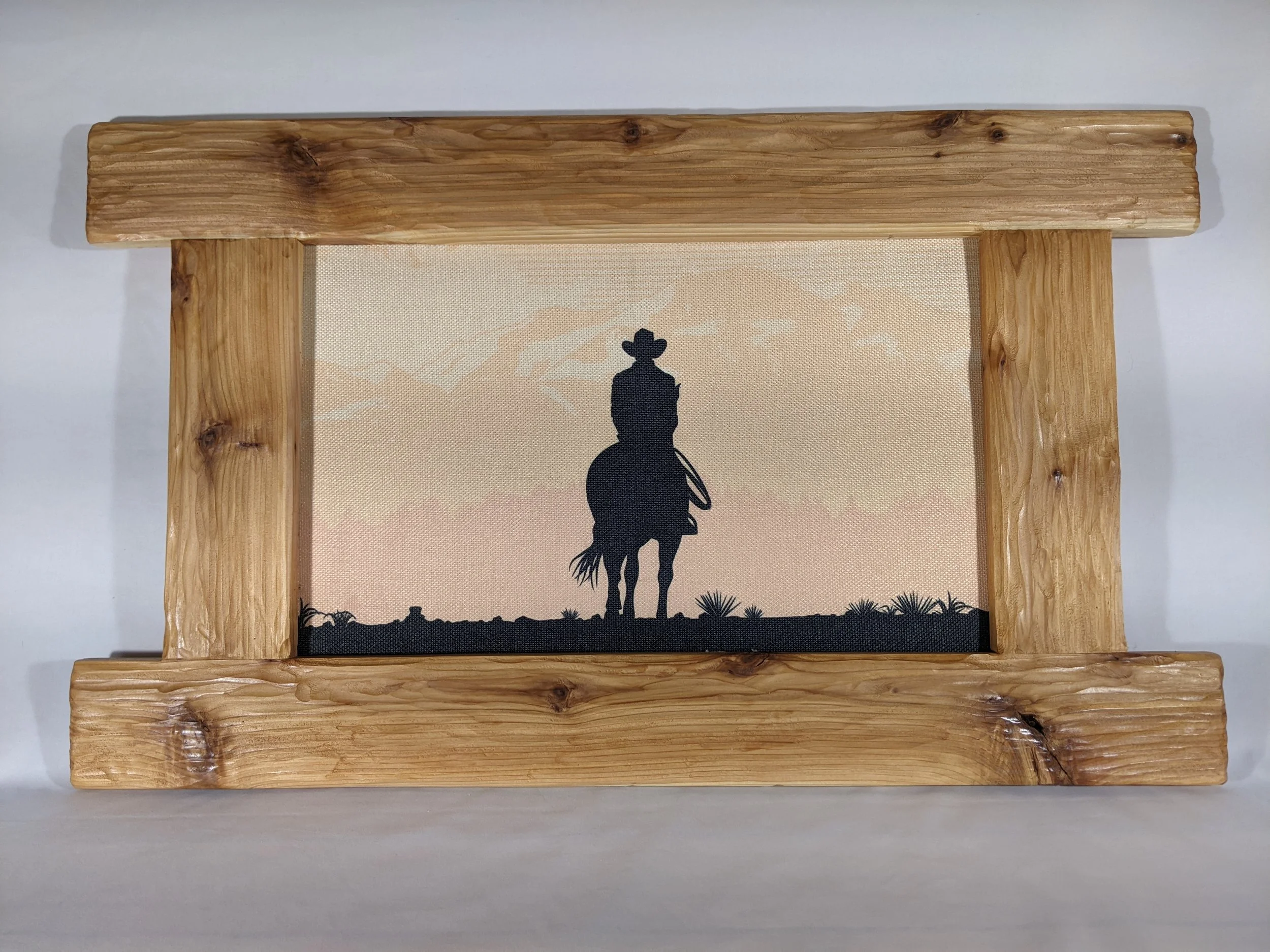 Lone Cowboy Silhouette