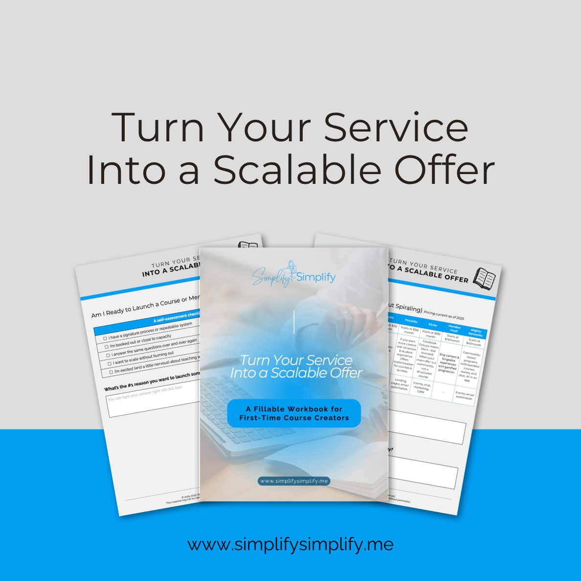 Turn Your Service Into A Scalable Offer