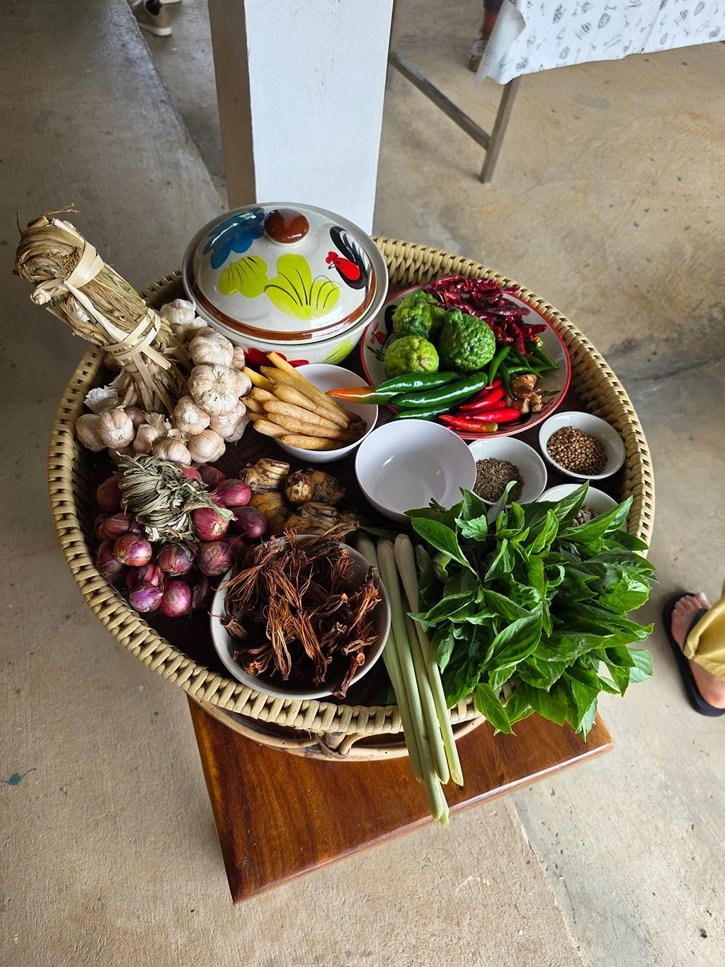 Basket of ingredients