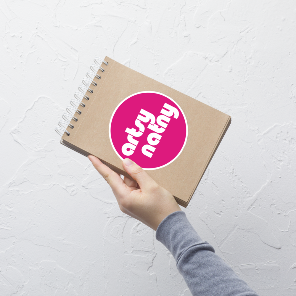 artsy natny Logo Sticker